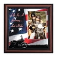 thumbnail image 1 of Harley Davidson Gifts for Men and Women, Patriotic Harley Accessories, Harley Davidson Wedding Gifts, American Flag for Harley Riders, "It's Not the Destination" Unique Motorcycle Wall Decor, 9751, 1 of 4