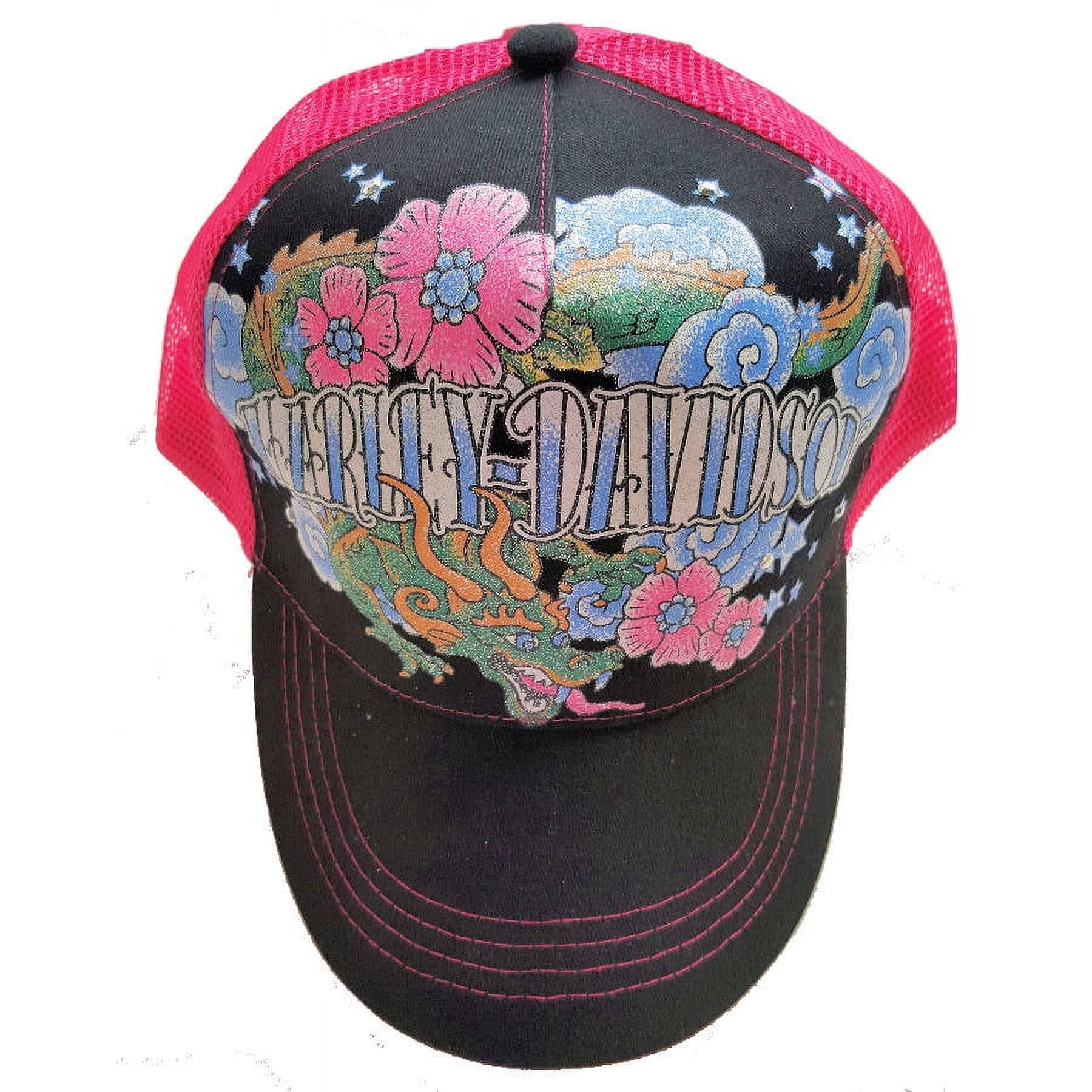 Harley-Davidson Pink Baseball Hat ⛓Harley Davidson⛓ Super cute blush pink Harley hat... | Depop main image 3