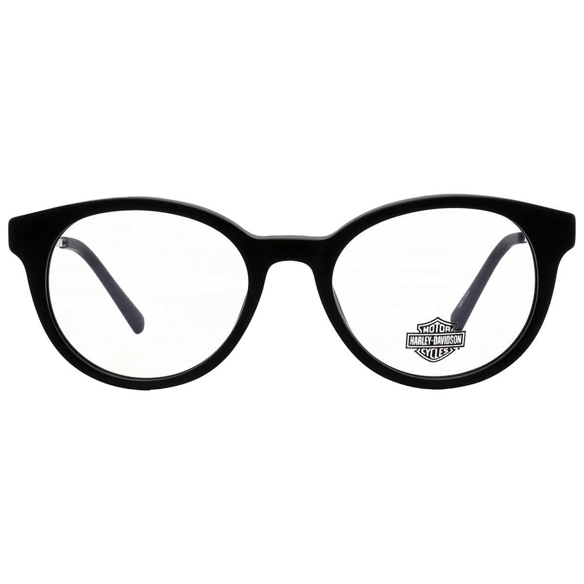 Harley Davidson HD0144T Full Rim Round Matte Black Eyeglasses Walmart