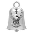thumbnail image 1 of Harley-Davidson HRB026 Proud Eagle Bar Shield Ride Bell Silver Motorcycle Accessory, 1 of 2
