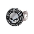 thumbnail image 1 of Harley-Davidson Hitch Cover, Willie G Skull Hitch Plug, Brushed Silver 2283, Harley Davidson, 1 of 1