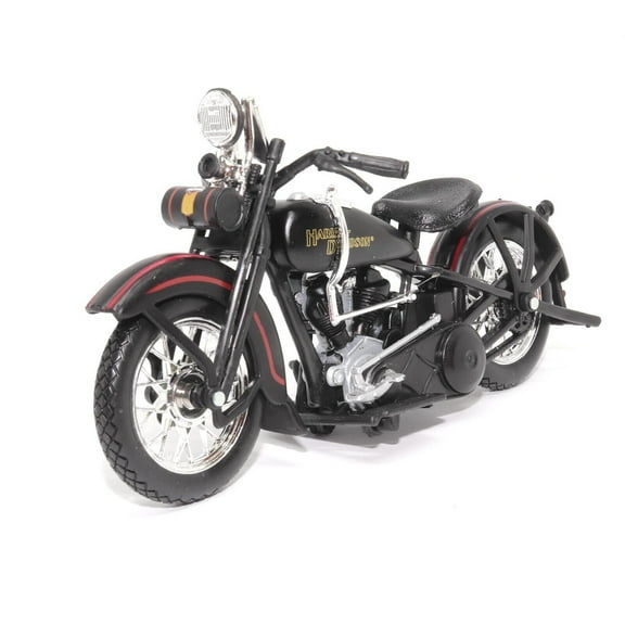 Harley Davidson JDH Twin Cam (1928) Motorcycle [1:18 scale in Black]