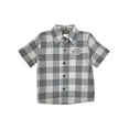 thumbnail image 1 of Harley-Davidson Little Boys' B&S Short Sleeve Plaid Flannel Shirt - Gray (4/5), Harley Davidson, 1 of 2