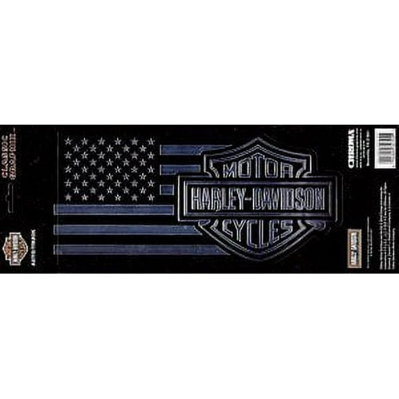 Harley-Davidson Logo American Flag Large Decal