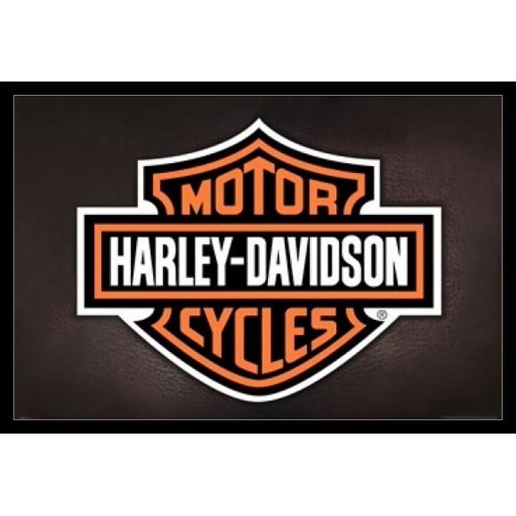Harley Davidson - Logo Laminated & Framed Poster (36 x 24)