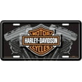 thumbnail image 1 of Harley-Davidson Logo with V-Twin License Plate, 1 of 2