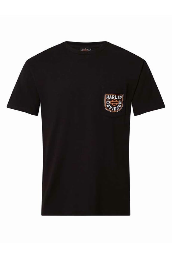 Men's Analyze Cotton Short Sleeve Chest Pocket T-Shirt (XL), Harley Davidson
