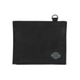 thumbnail image 1 of Harley-Davidson Men's B&S Bi-Fold Leather Wallet w/RFID Protection - Black, 1 of 2