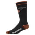 thumbnail image 1 of Harley-Davidson Men's Bar & Shield Bat Wings Moisture Wicking Socks, Black (L), Harley Davidson, 1 of 1