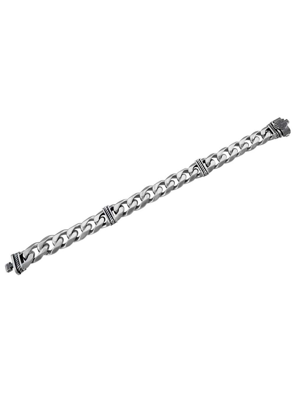 Harley-Davidson Men's Bar & Shield Curb Link Stainless Steel