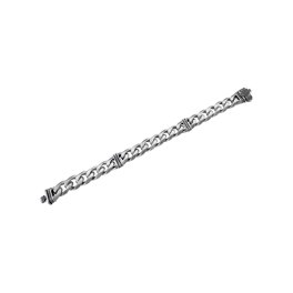 Men's Steel Skull Link Bracelet 9 Inch HSB0003/9, Harley