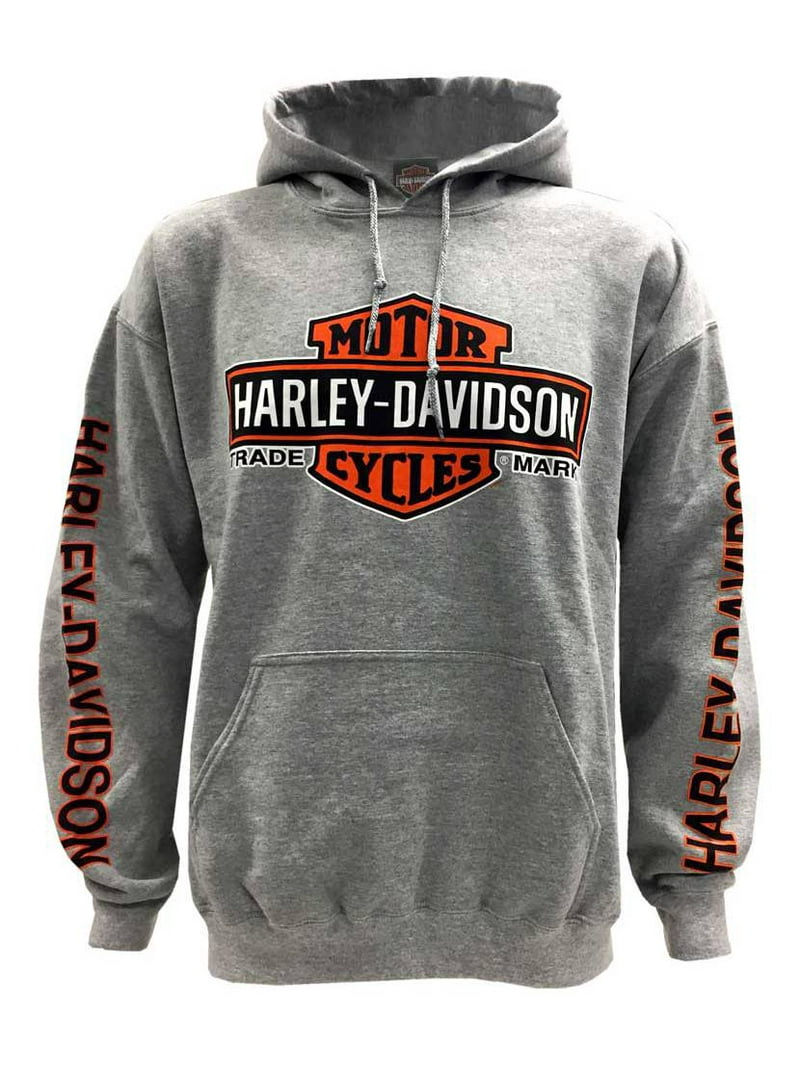 Harley-Davidson Men's Bar & Shield Logo Motorcycle Pullover Hooded