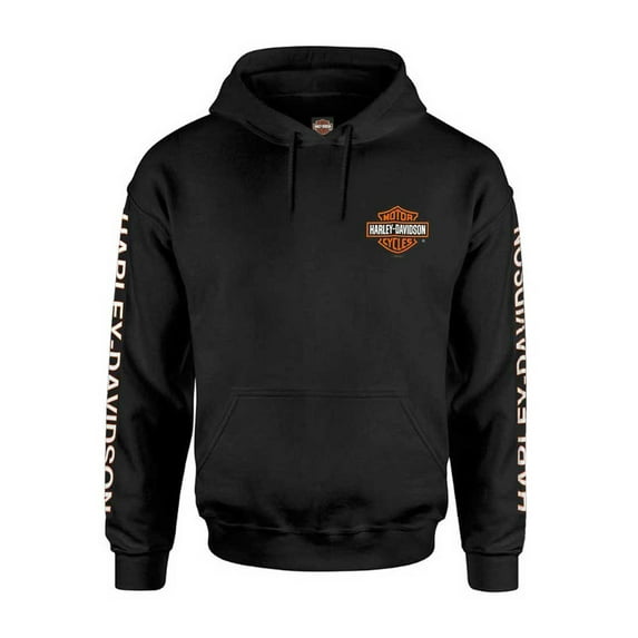 Harley-Davidson Men's Bar & Shield Logo Pullover Hoodie - Black 30297503 (XL), Harley Davidson