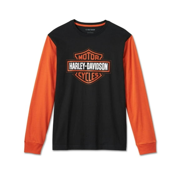 Harley-Davidson Men's Bar & Shield Long Sleeve T-Shirt, 99089-24VM
