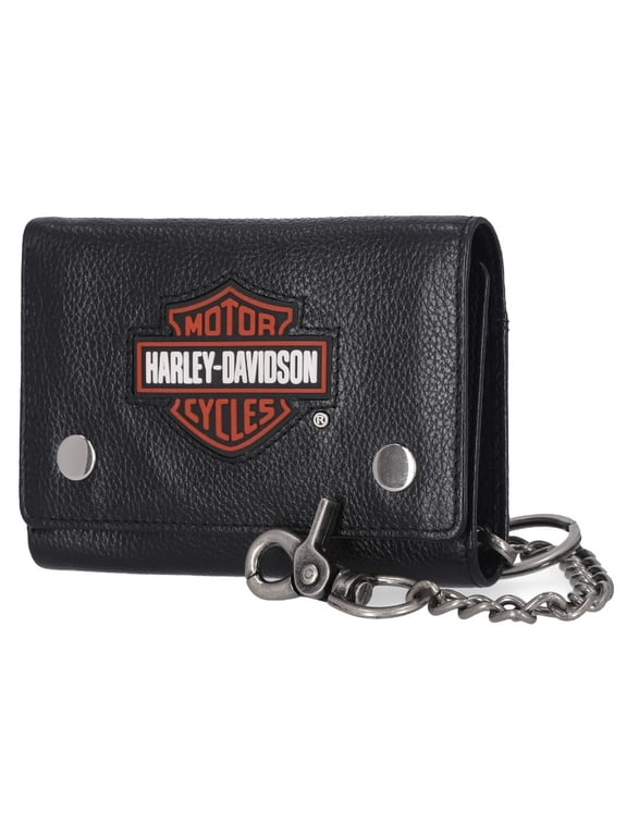 Harley-Davidson Leather Wallets with RFID Blocking for Men and