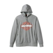 Harley-Davidson Mens Bar & Shield Tech Pullover Hoodie - Grey, 96026-24VM