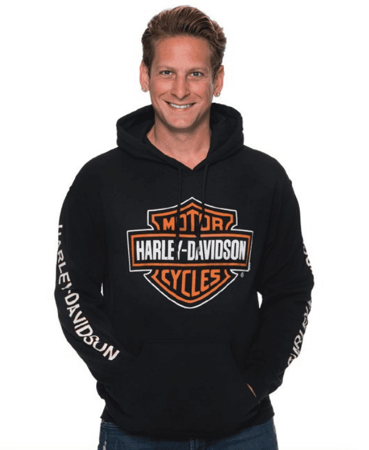 Harley Davidson Homme Pullover Sweatshirt, Bar & Shield , Gris 30296627