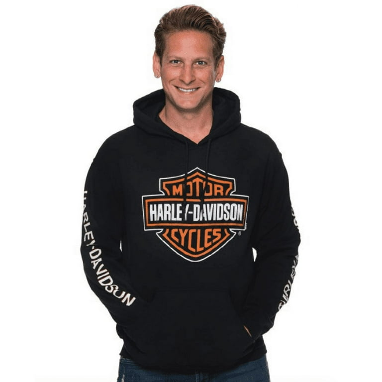Harley Davidson Men s Bar Shield Logo Pullover Hooded