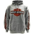 thumbnail image 1 of Harley-Davidson™ Men's Bar &amp; Shield Logo Pullover Hooded Sweatshirt, Gray, 1 of 3