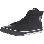Harley-Davidson Mens Baxter Skateboarding Shoe BLACK/WHITE SNAKE