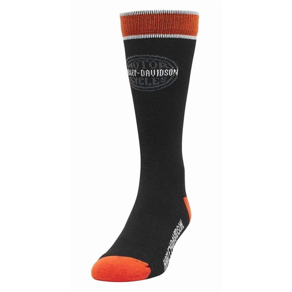Harley-Davidson Men's Beat The Heat Moisture Wicking Riding Socks, Black (L), Harley Davidson