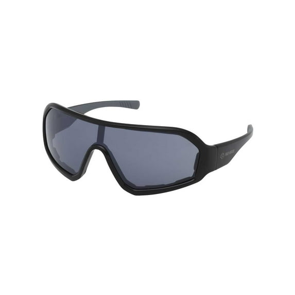 Harley-Davidson Men's Blistering Fixed Foam Sport Riding Sunglasses, Smoke Lens, Harley Davidson