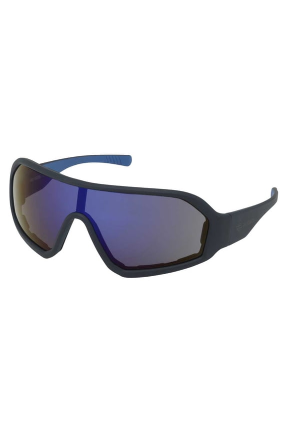 Men's Blistering Fixed Foam Sport Sunglasses, Blue Mirror Lens, Harley Davidson
