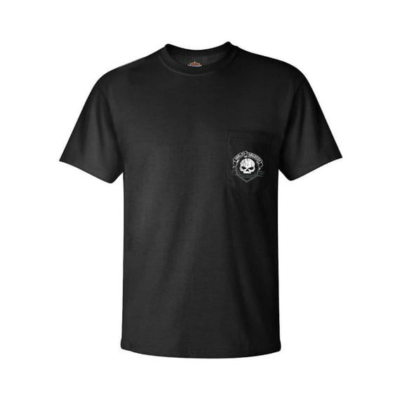 Harley-Davidson Men's Blitz Chest Pocket Short Sleeve Crew-Neck T-Shirt (XL), Harley Davidson