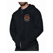 Harley-Davidson Mens Certainty Zip-Up Fleece Hooded Sweatshirt, Black XL, Harley Davidson