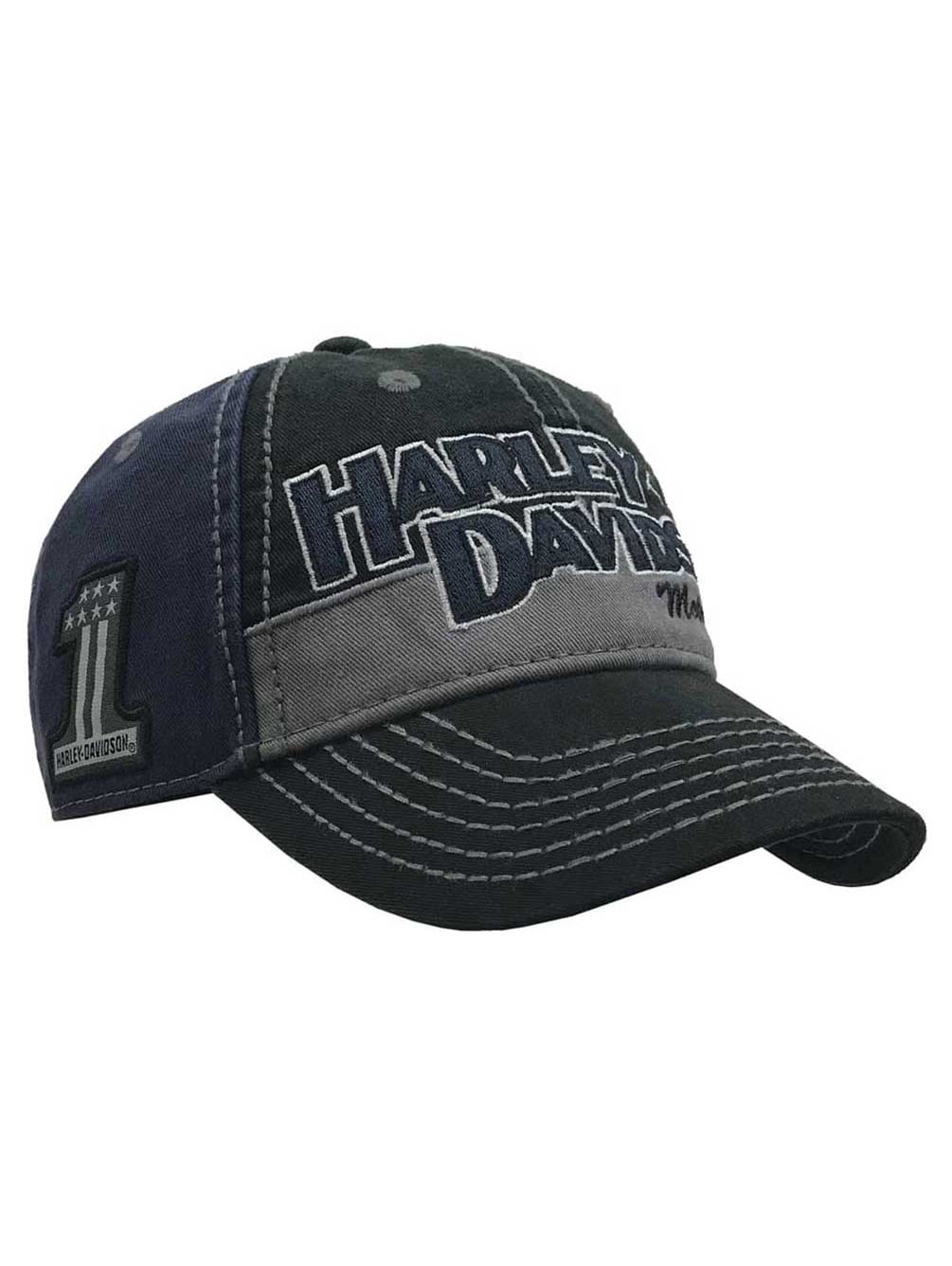 Harley-Davidson Men's Chain Stitch Baseball Cap with Harley-Davidson Men's Chain Stitch Baseball Cap with