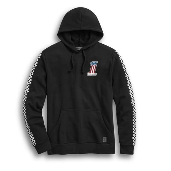 Harley-Davidson Men's Checkered Pullover Hoodie - 99031-20VM - Medium