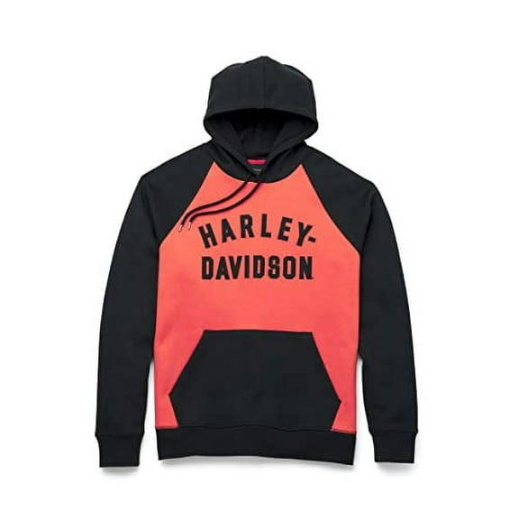 Harley-Davidson Men's Classic Staple Raglan Hoodie - 96288-22VM - Large