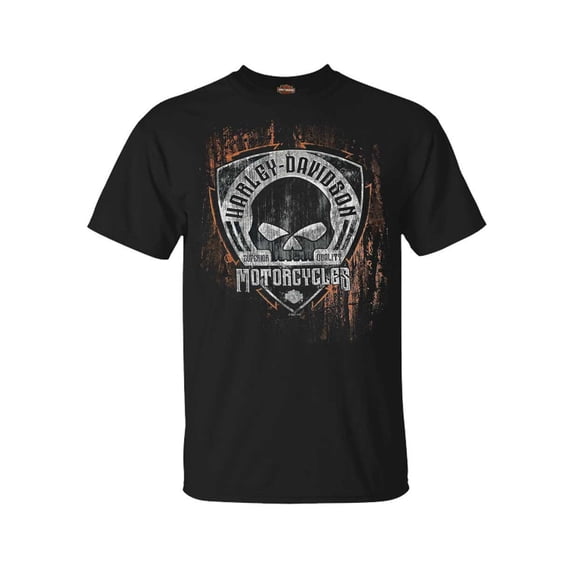 Harley-Davidson Men's Corrosion Skull Short Sleeve Crew-Neck T-Shirt (2XL), Harley Davidson
