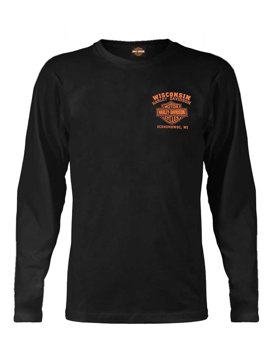 HarleyDavidson Men's Custom Freedom Long Sleeve CrewNeck Shirt