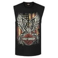 thumbnail image 1 of Harley-Davidson Men's Custom Freedom Sleeveless Crew Muscle Tee - Black (2XL), Harley Davidson, 1 of 2