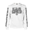 thumbnail image 1 of Harley-Davidson Men's Distressed Freedom Fighter Long Sleeve Shirt, White (5XL), Harley Davidson, 1 of 2
