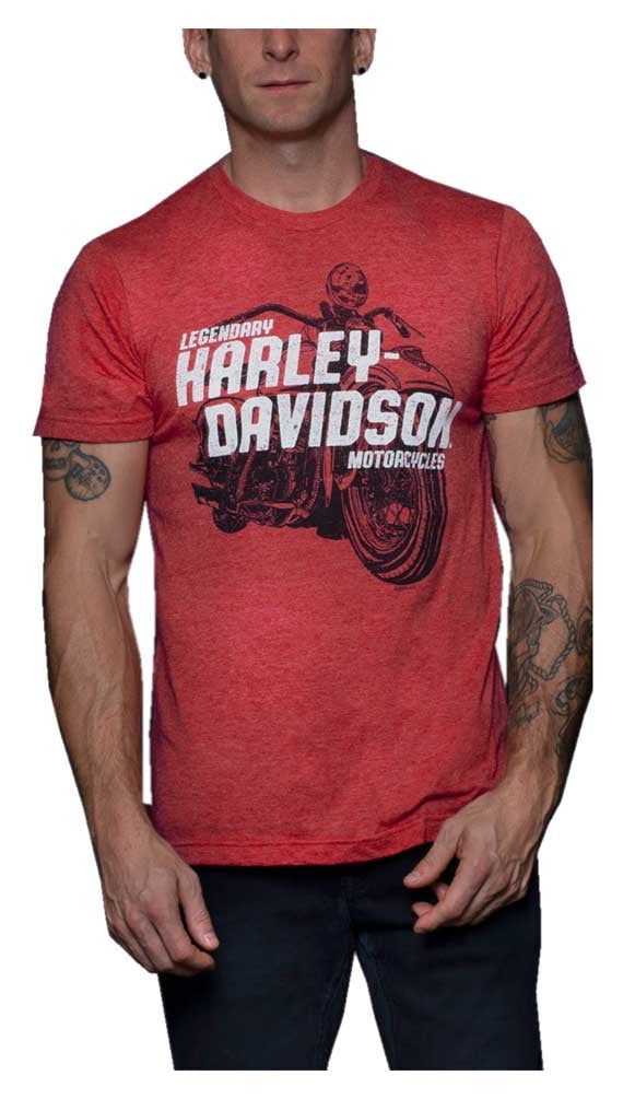 HARLEY-DAVIDSON T-SHIRT TED'S MOTORCYCLE WORLD ALTON,IL SIZE