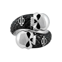 Harley-Davidson Men's Bar & Shield Decorative Band Ring