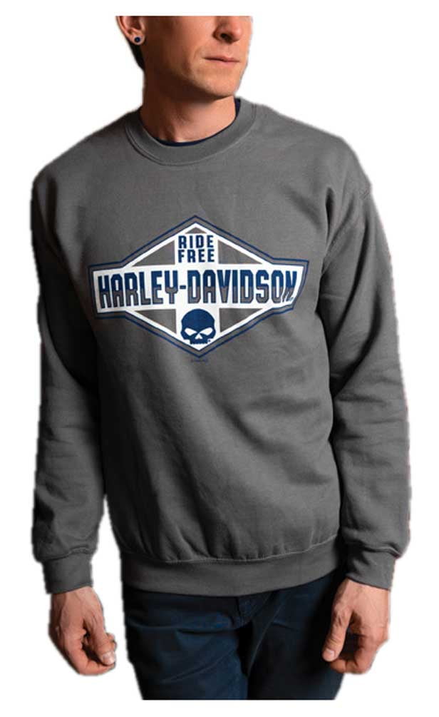 Harley-Davidson X-Large Men's Lightening Chest 1/4 Zip Cadet Harley-Davidson X-Large Men's Lightening Chest 1/4 Zip Cadet