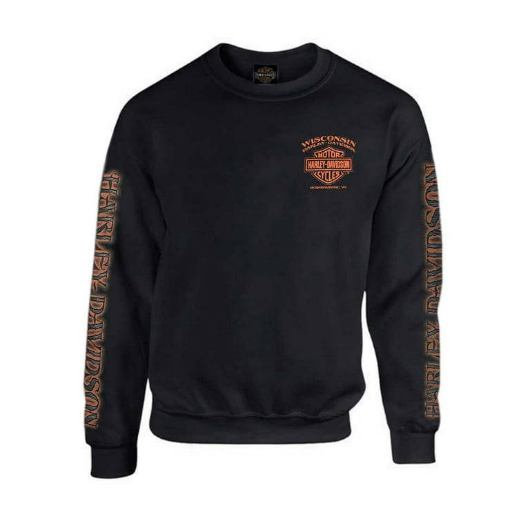 Harley davidson pullover men's 2024 sweatshirt