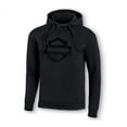 thumbnail image 1 of Harley-Davidson Men's Embossed Logo Pullover Hoodie, Black - 99033-20VM - 2X-Large, 1 of 2