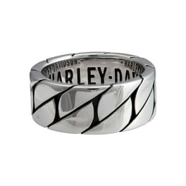 Harley-Davidson Men's Bar & Shield Decorative Band Ring