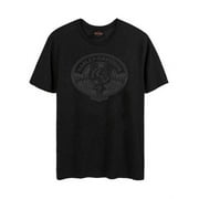 Harley-Davidson Mens Forever Tonal Short Sleeve Crew-Neck Tee, Black Wash M, Harley Davidson