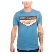 Harley-Davidson Mens Genuine Autumn Short Sleeve Crew-Neck T-Shirt, Slate 3XL