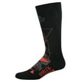 thumbnail image 1 of Harley-Davidson Men's Geo Pattern Performance Breathable Riding Socks, Black, Harley Davidson, 1 of 2