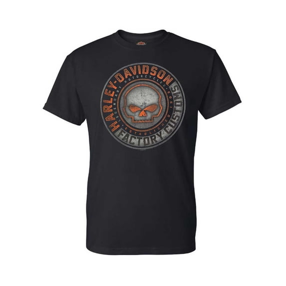 Harley-Davidson Men's Halo Willie G Skull Crew-Neck Short Sleeve T-Shirt (XL), Harley Davidson