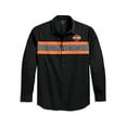 thumbnail image 1 of Harley-Davidson Men's Harley Performance Shirt Colorblocked, Black - 96127-23VM - Medium, 1 of 2