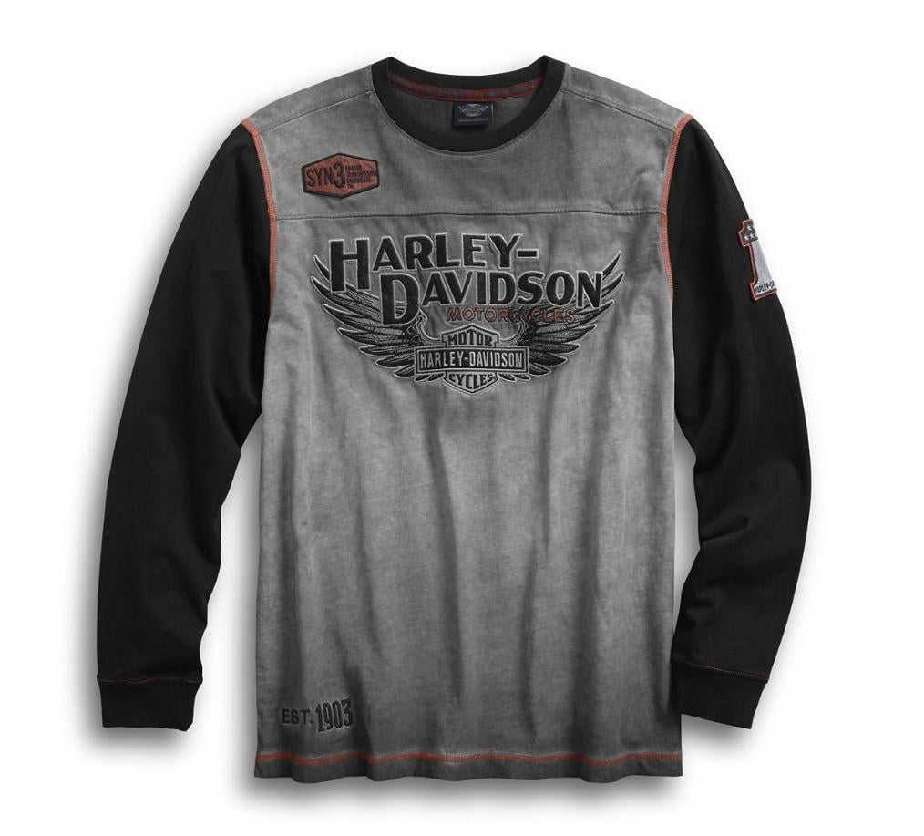 【Harley Davidson】ライトニングクレスト フリース スウェット Harley-Davidson-Eagle-Piston-