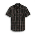 thumbnail image 1 of Harley-Davidson Men's Iron & Pride Plaid Shirt - 96380-20VM - X-Large, 1 of 2