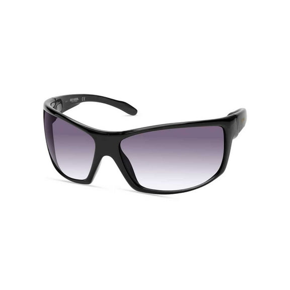 Harley-Davidson Men's Large Sport Sunglasses, Shiny Black Frame & Smoke Lenses, Harley Davidson